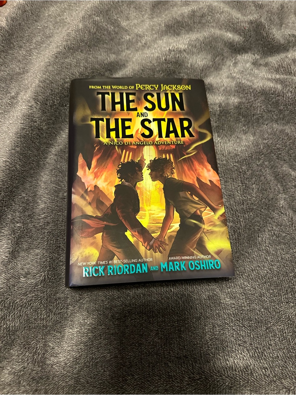 The Sun and The Star Percy Jackson story hardcover book